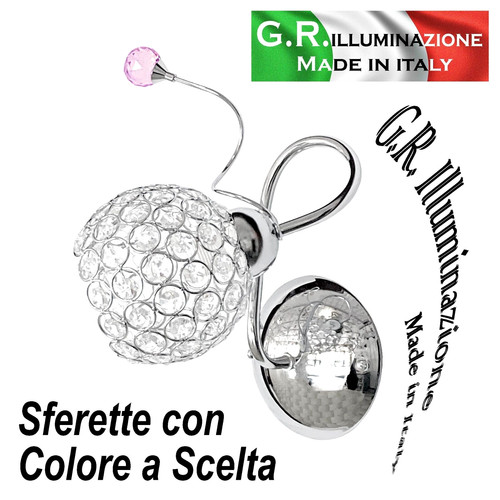 Applique moderna cromata - applique, 1